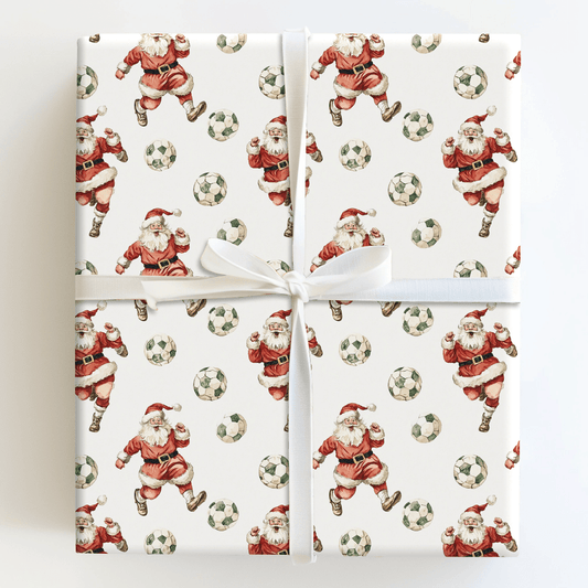 Santa's Big Shot - Wrapping Paper - Aspen & Arlo