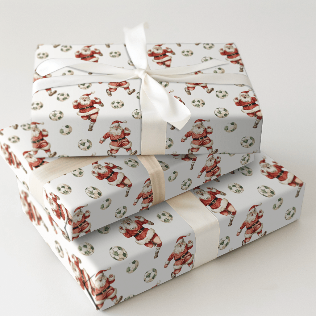 Santa's Big Shot - Wrapping Paper - Aspen & Arlo
