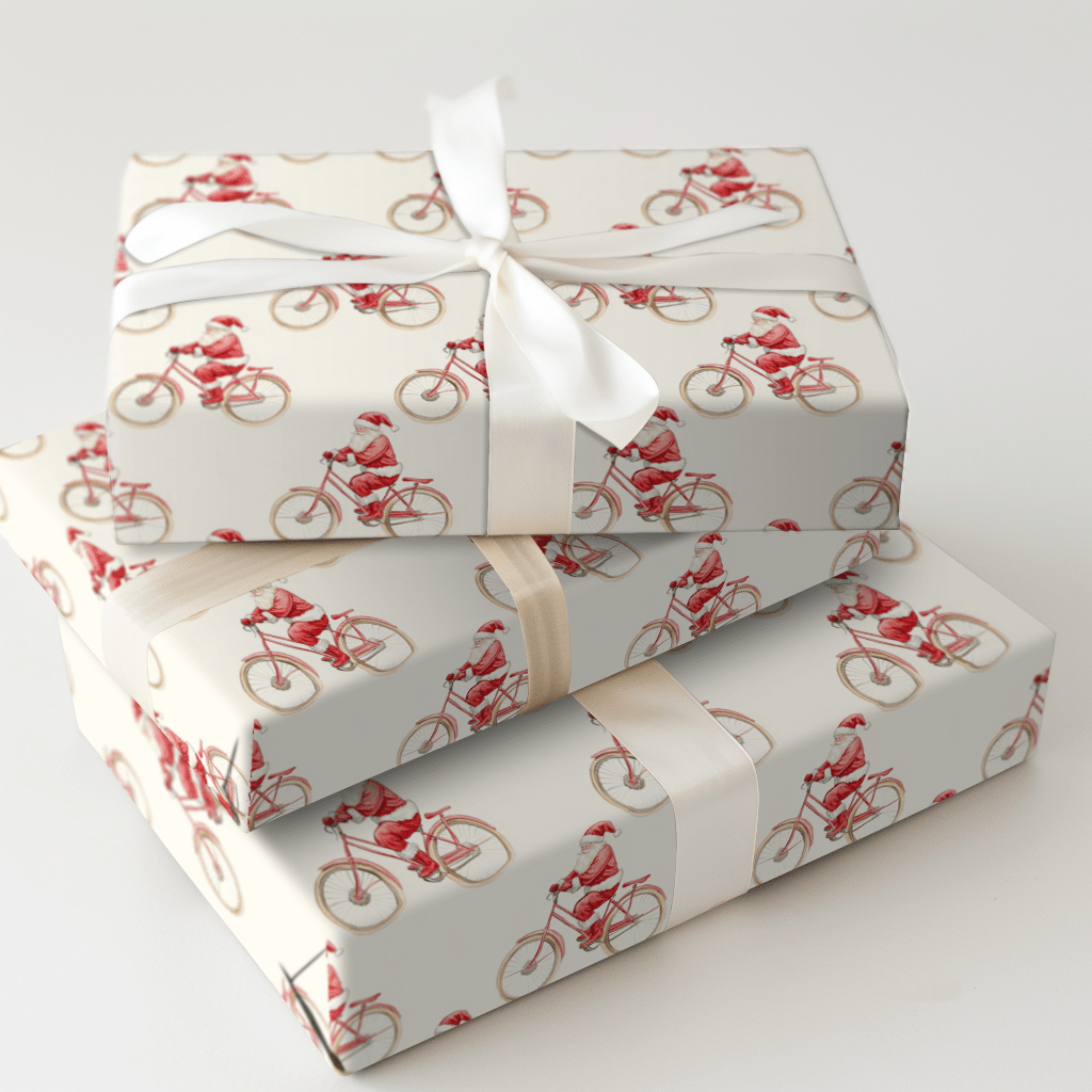 In the Bike Lane - Wrapping Paper - Aspen & Arlo