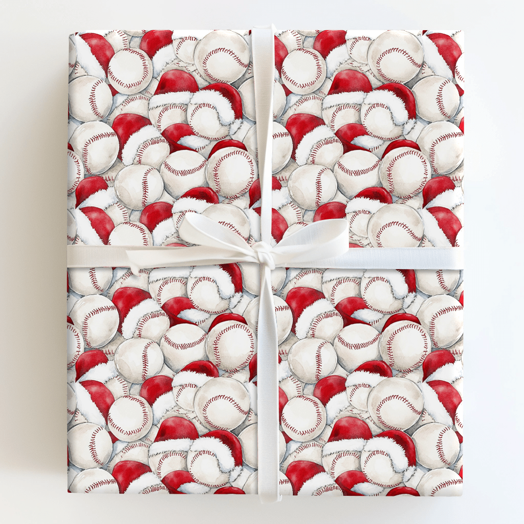 Santa's Strike Zone - Wrapping Paper - Aspen & Arlo
