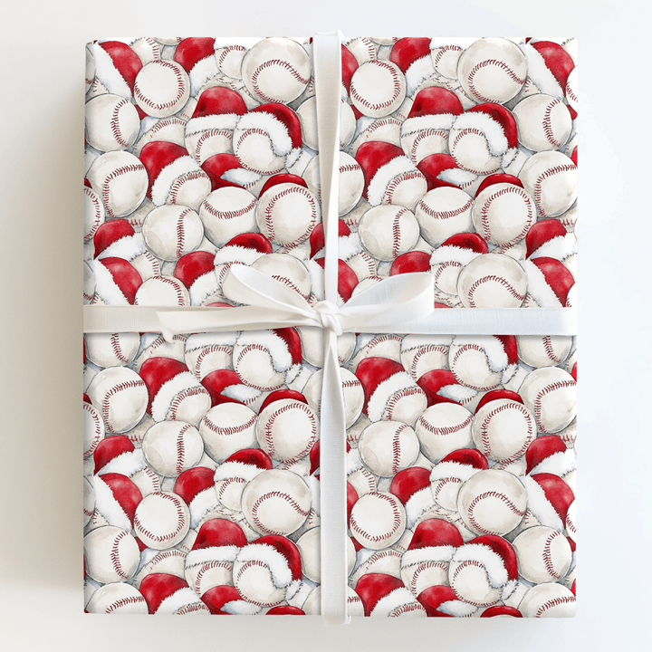 Santa's Strike Zone - Wrapping Paper - Aspen & Arlo