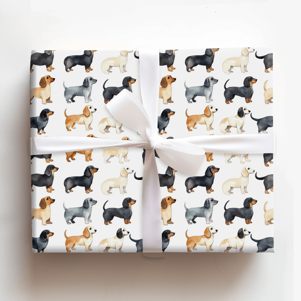 My Long Dog - Wrapping Paper - Aspen & Arlo