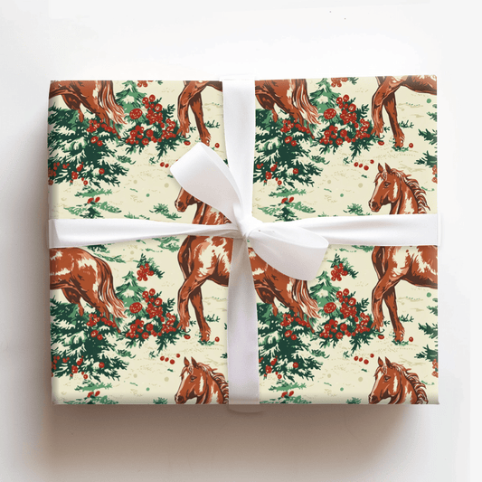 Stables to Sleighs - Wrapping Paper - Aspen & Arlo