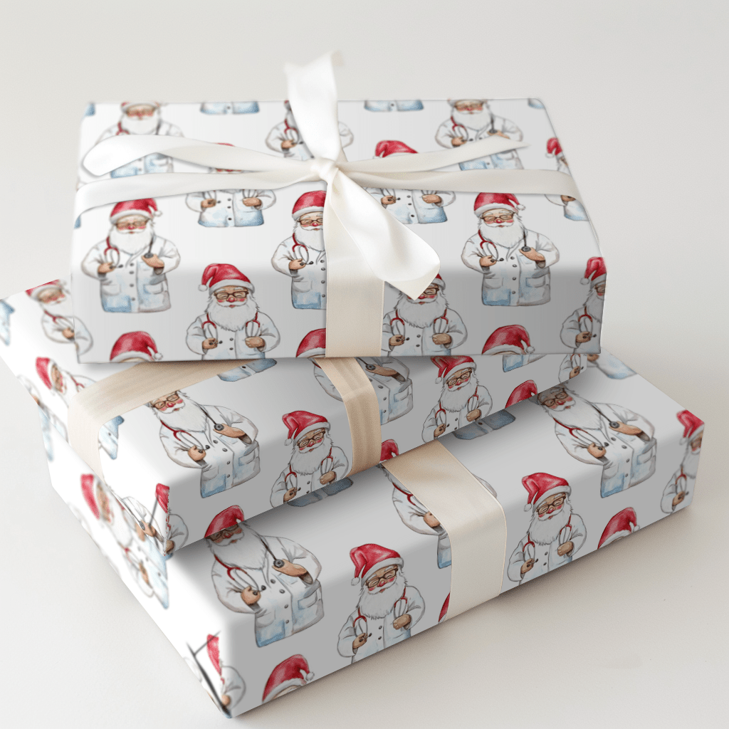 Claus Care - Wrapping Paper - Aspen & Arlo