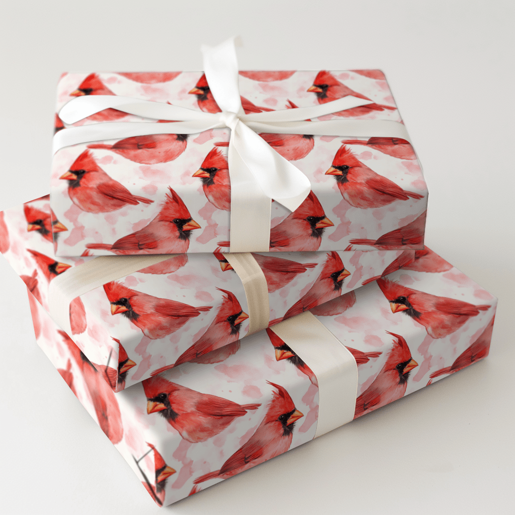 A Cardinal Win - Wrapping Paper - Aspen & Arlo