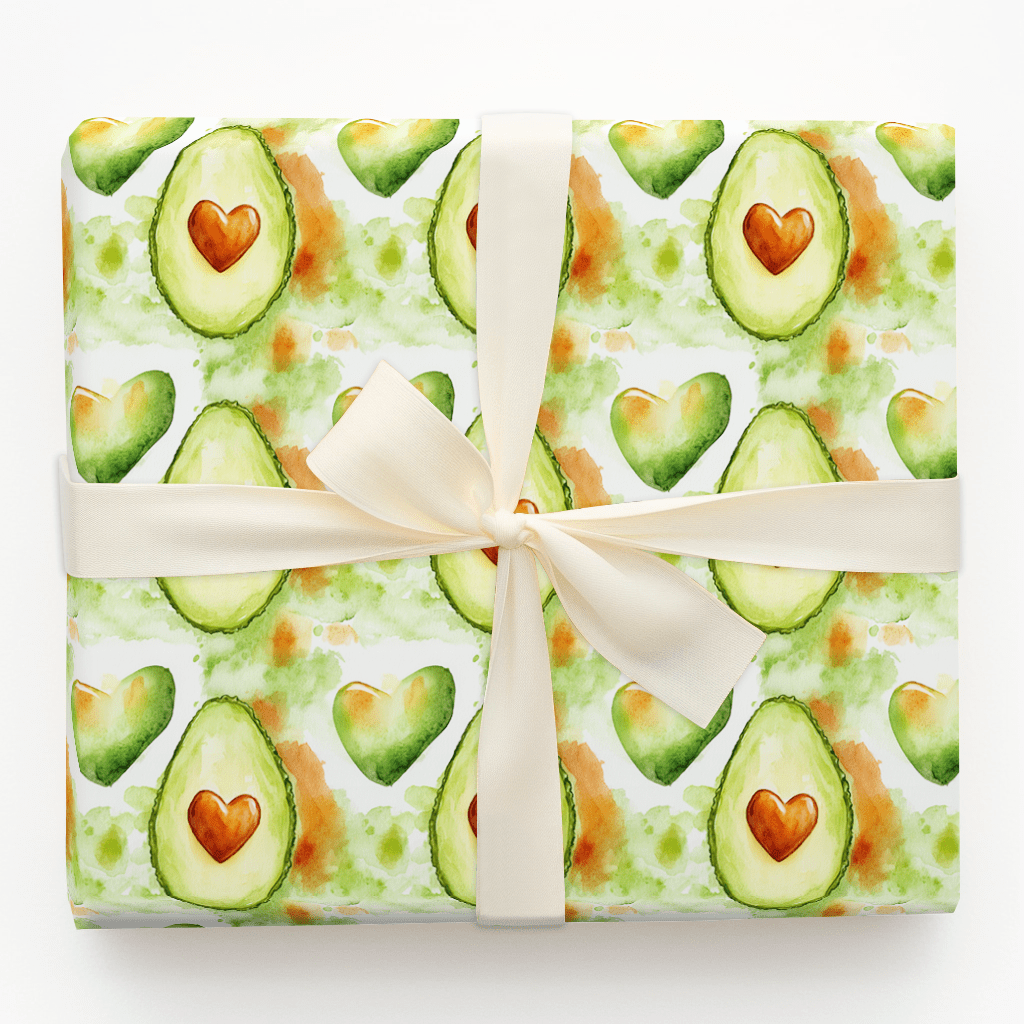 A Toast To You Wrapping Paper: Avocado Birthday Gift Wrap – Aspen & Arlo