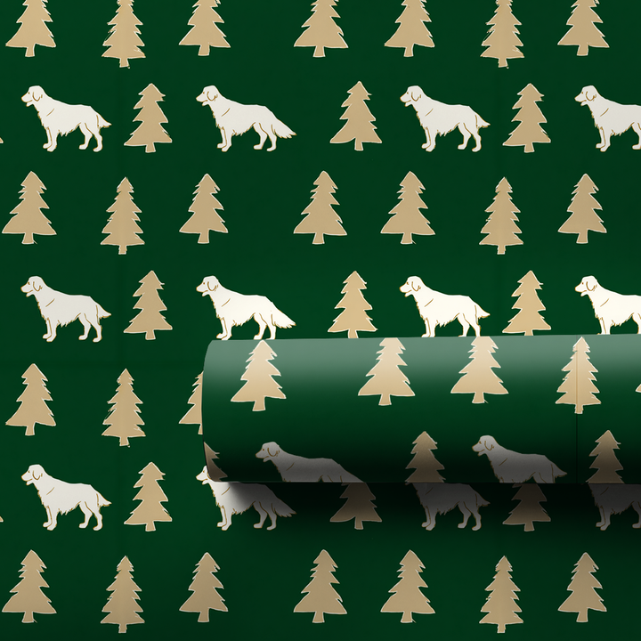 Golden Retriever Tree Silhouettes