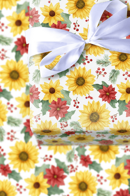 Sunflower on Point - Wrapping Paper - Aspen & Arlo