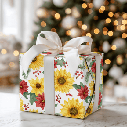 Sunflower on Point - Wrapping Paper - Aspen & Arlo