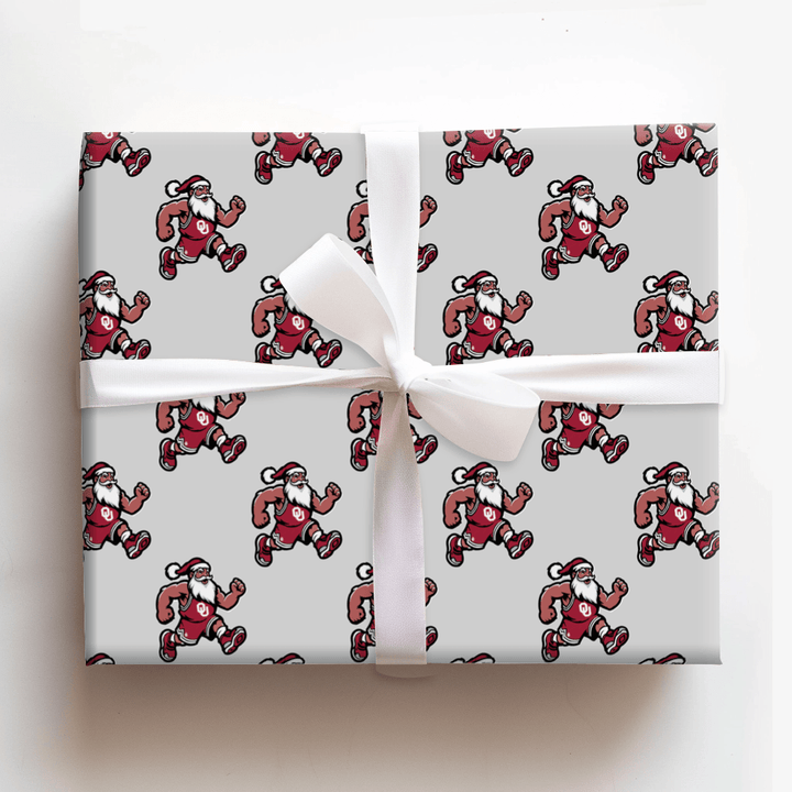 Full Court Frost – OU Edition - Wrapping Paper - Aspen & Arlo