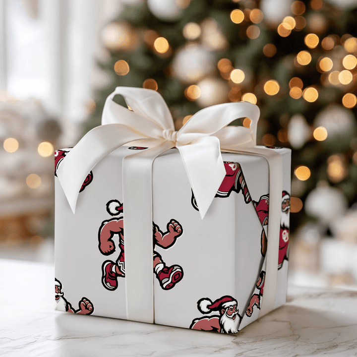Full Court Frost – OU Edition - Wrapping Paper - Aspen & Arlo