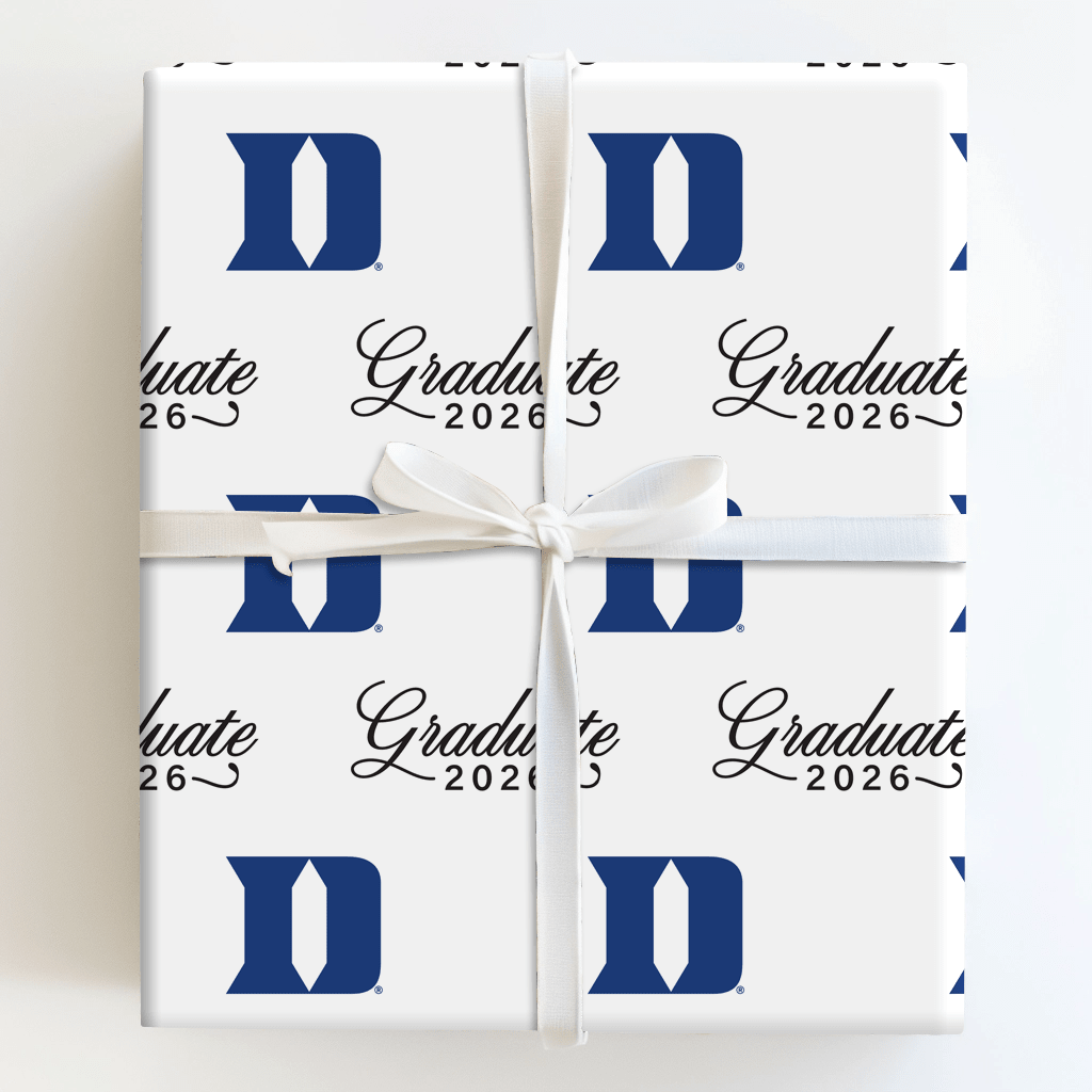 Duke Graduate 2026 - Wrapping Paper - Aspen & Arlo