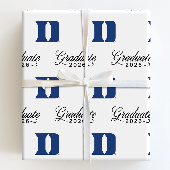Duke Graduate 2026 - Wrapping Paper - Aspen & Arlo