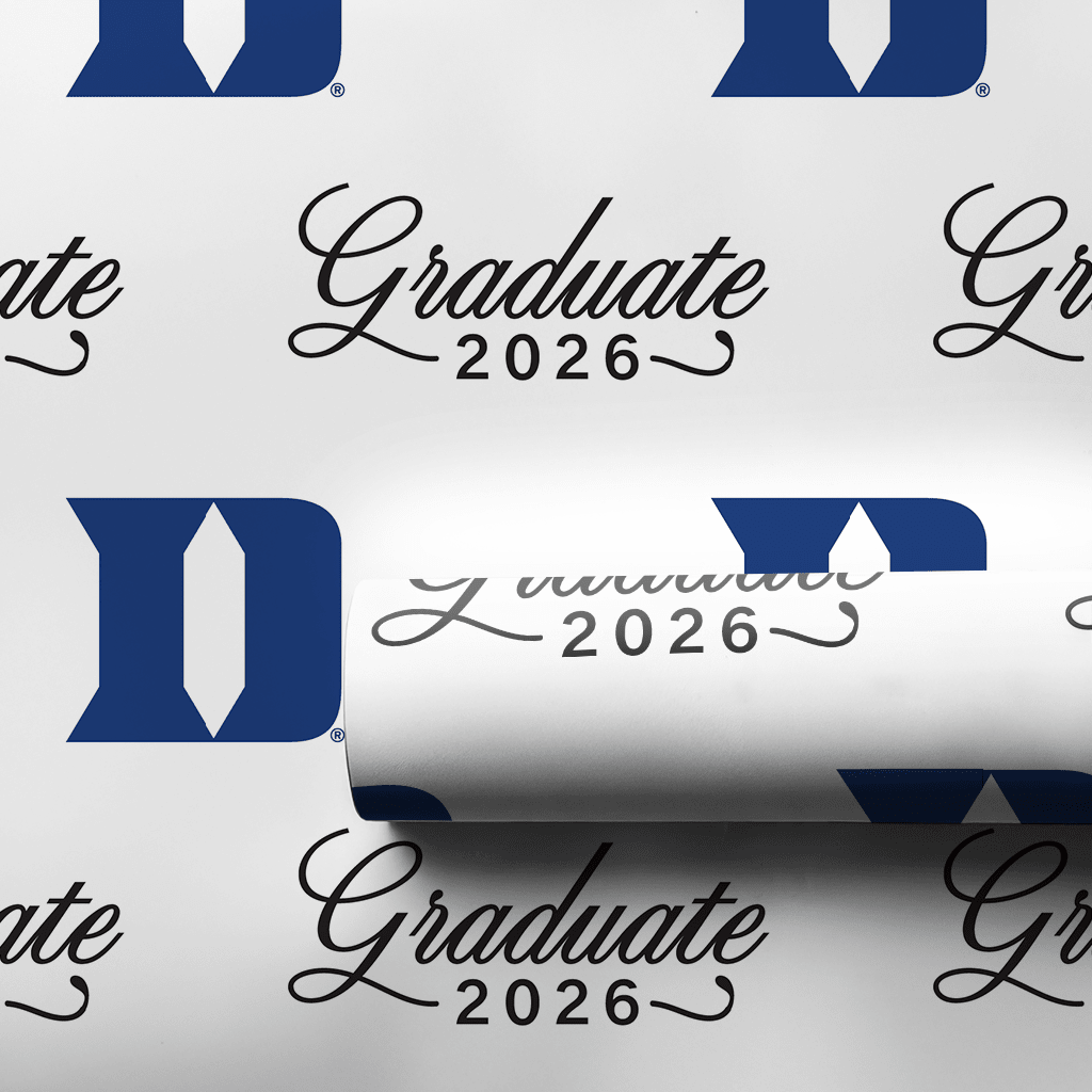 Duke Graduate 2026 - Wrapping Paper - Aspen & Arlo
