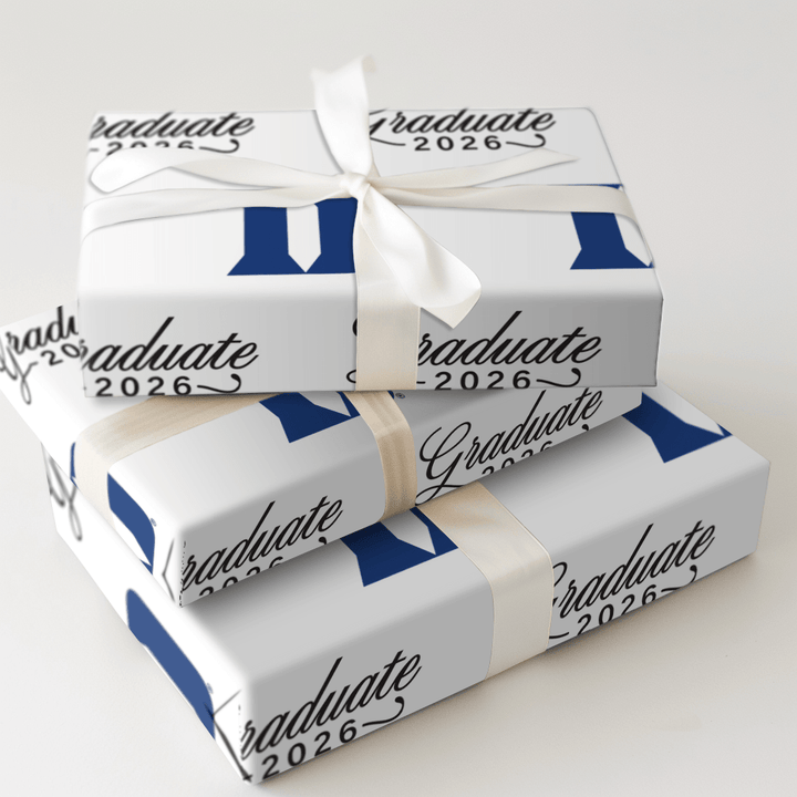 Duke Graduate 2026 - Wrapping Paper - Aspen & Arlo