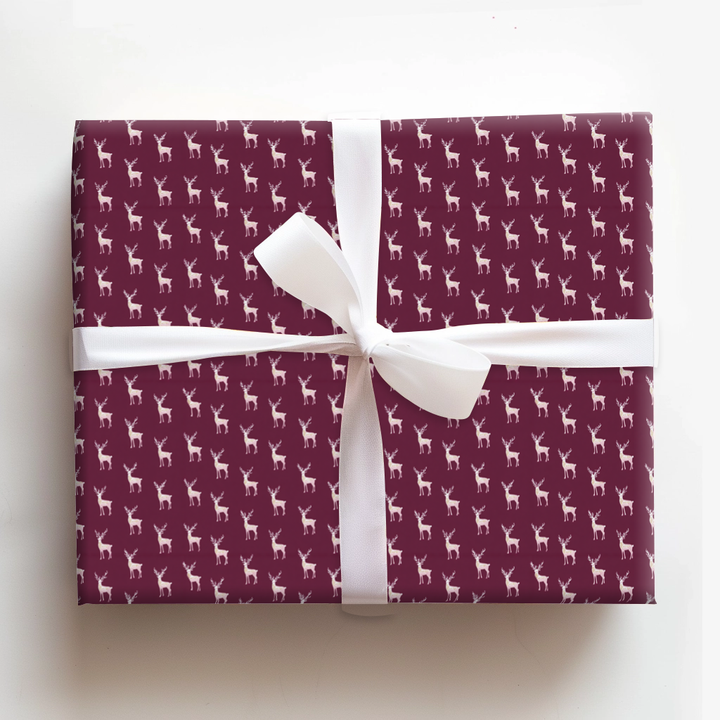 Pastel and Merlot Reindeer