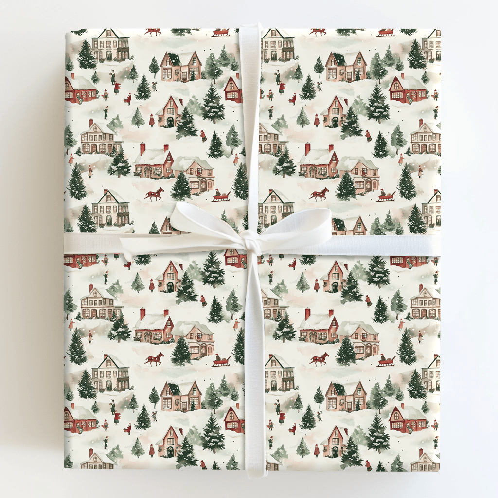 Village Vintage - Wrapping Paper - Aspen & Arlo