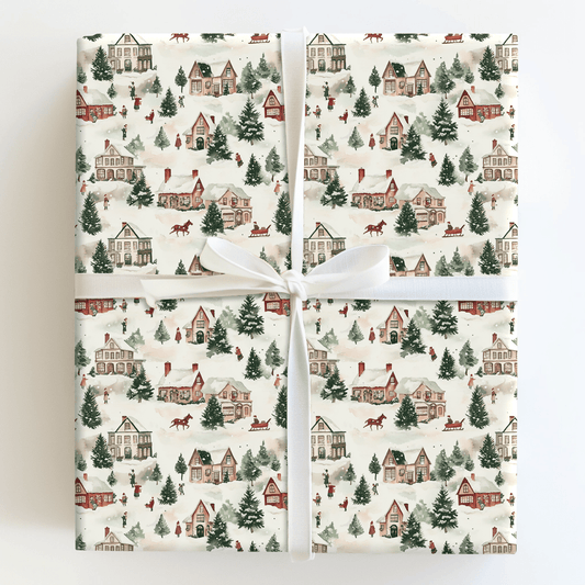 Village Vintage - Wrapping Paper - Aspen & Arlo