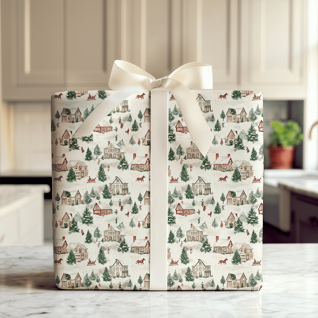 Village Vintage - Wrapping Paper - Aspen & Arlo