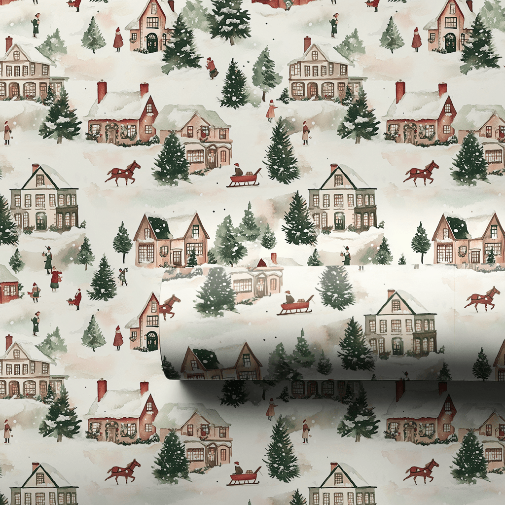 Village Vintage - Wrapping Paper - Aspen & Arlo
