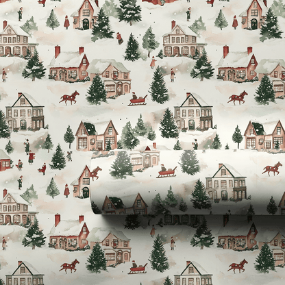 Village Vintage - Wrapping Paper - Aspen & Arlo