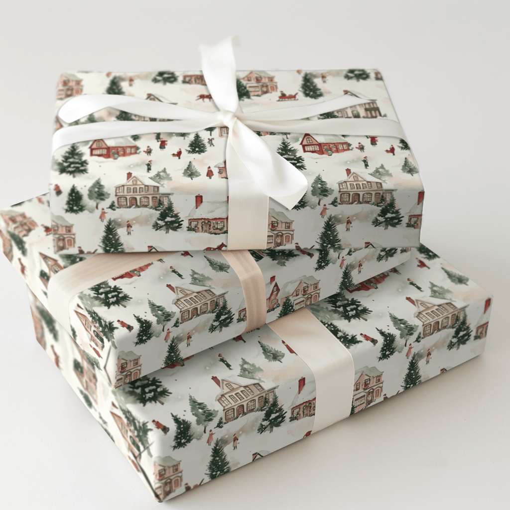 Village Vintage - Wrapping Paper - Aspen & Arlo