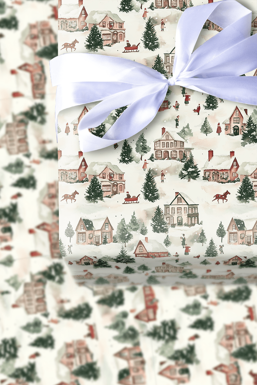 Village Vintage - Wrapping Paper - Aspen & Arlo