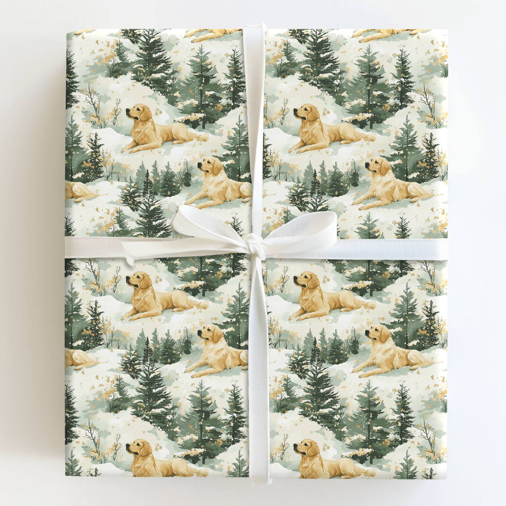 Tail Wagging Tundra - Wrapping Paper - Aspen & Arlo