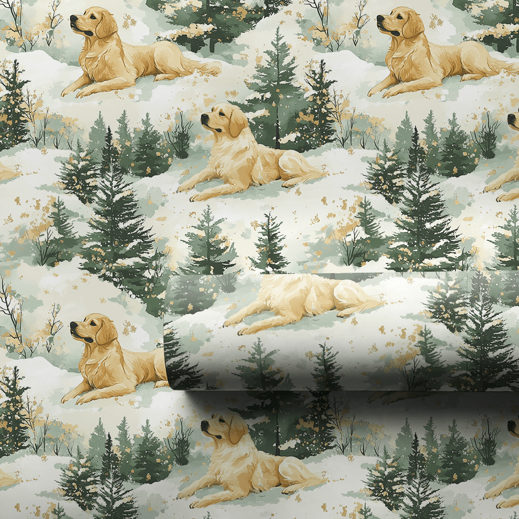 Tail Wagging Tundra - Wrapping Paper - Aspen & Arlo