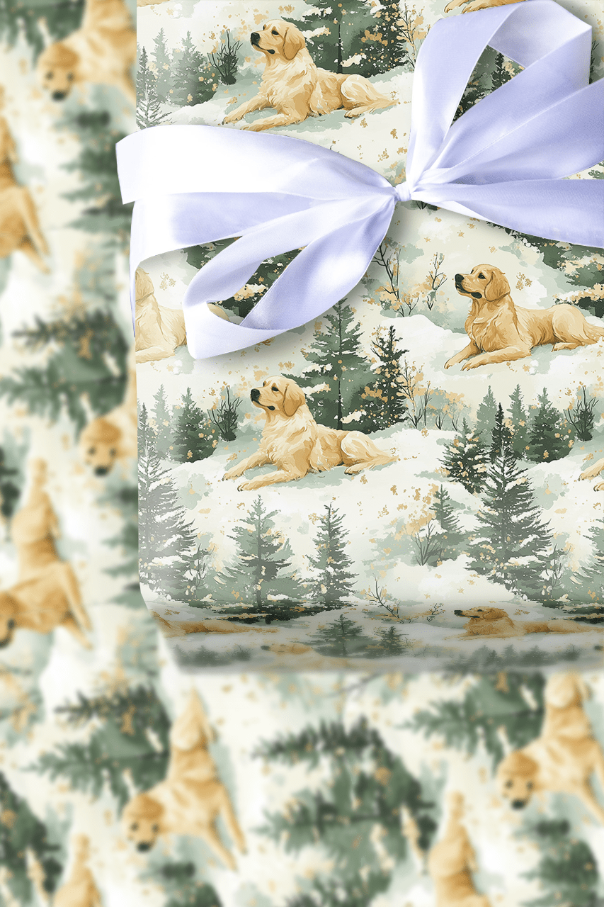 Tail Wagging Tundra - Wrapping Paper - Aspen & Arlo