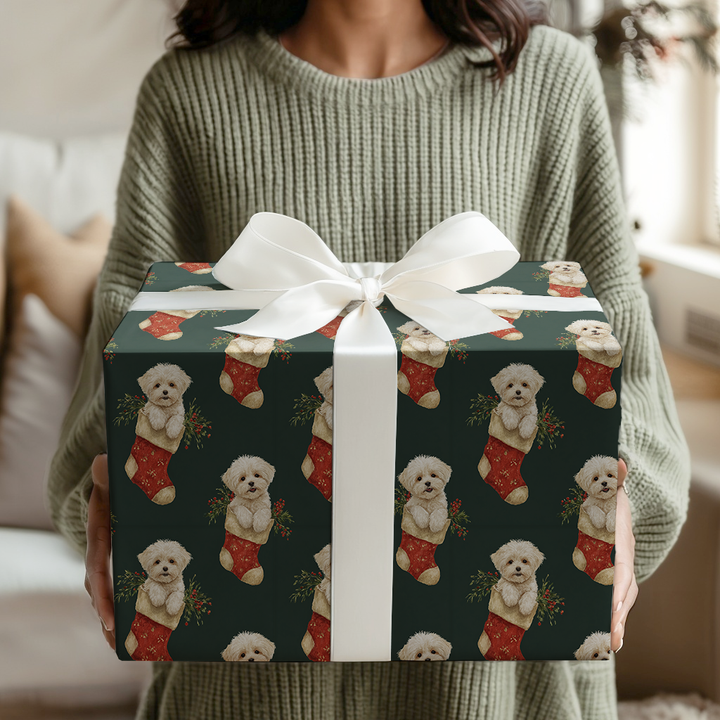 Stocking Stuffed with Maltese