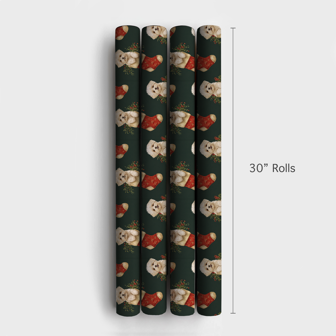 Stocking Stuffed with Maltese