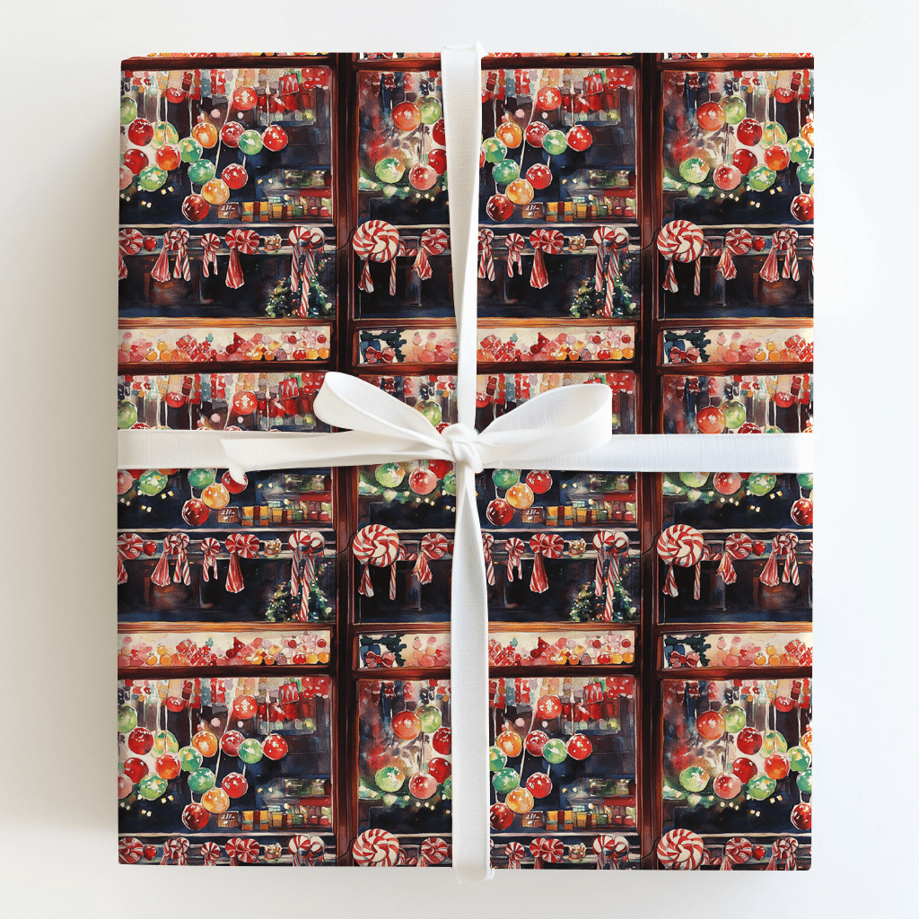 Candy Shop Window - Wrapping Paper - Aspen & Arlo