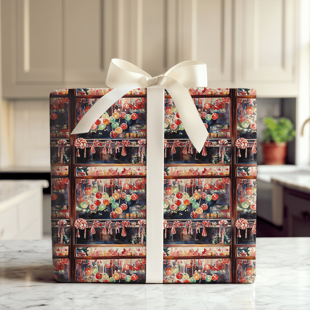Candy Shop Window - Wrapping Paper - Aspen & Arlo