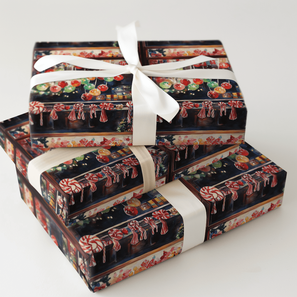Candy Shop Window - Wrapping Paper - Aspen & Arlo