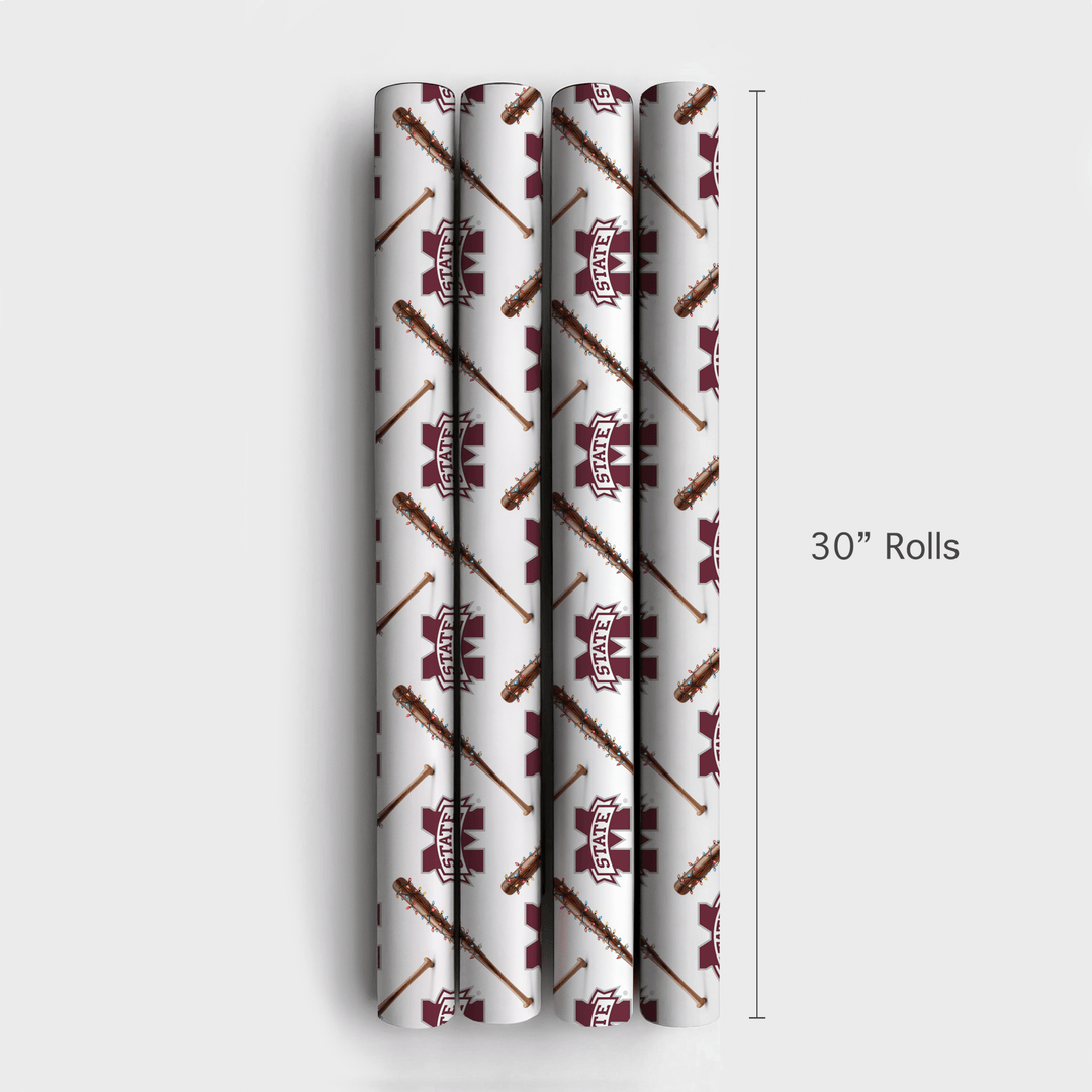 Jingle Ballpark Bulldogs - Wrapping Paper - Aspen & Arlo