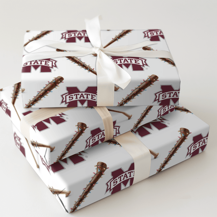 Jingle Ballpark Bulldogs - Wrapping Paper - Aspen & Arlo