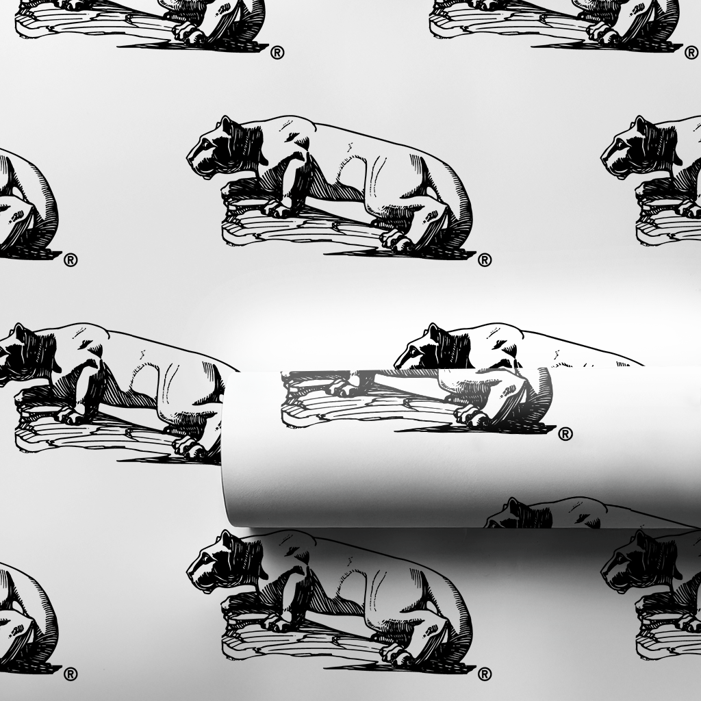 Prowling Lion - Wrapping Paper - Aspen & Arlo