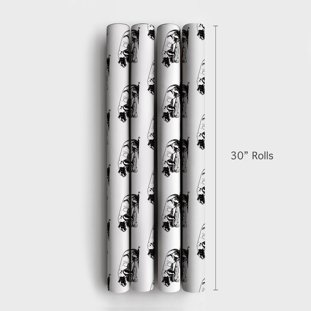 Prowling Lion - Wrapping Paper - Aspen & Arlo