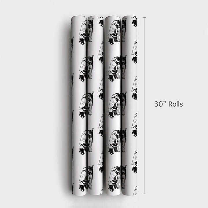 Prowling Lion - Wrapping Paper - Aspen & Arlo
