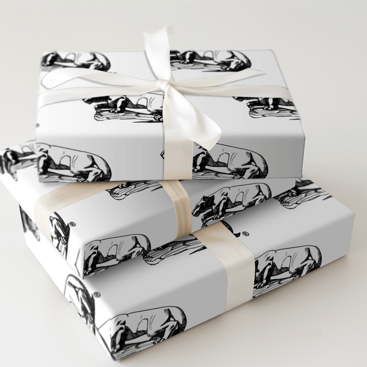 Prowling Lion - Wrapping Paper - Aspen & Arlo
