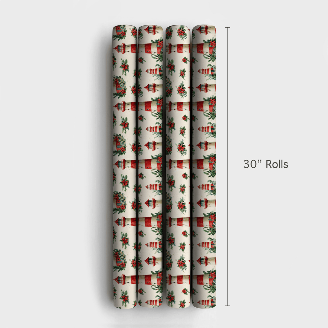 Lighthouse Vintage - Wrapping Paper - Aspen & Arlo