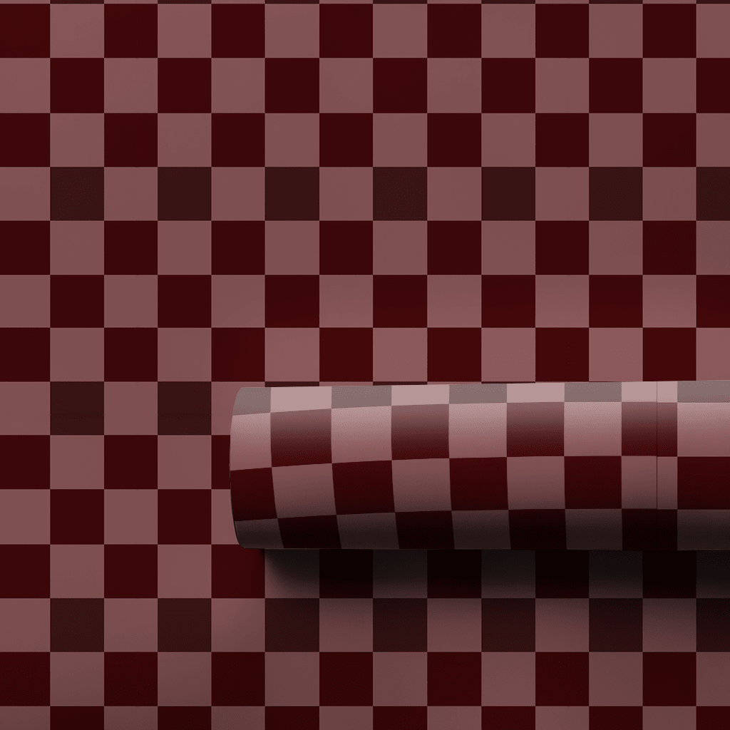 Cranberry Check - Wrapping Paper - Aspen & Arlo
