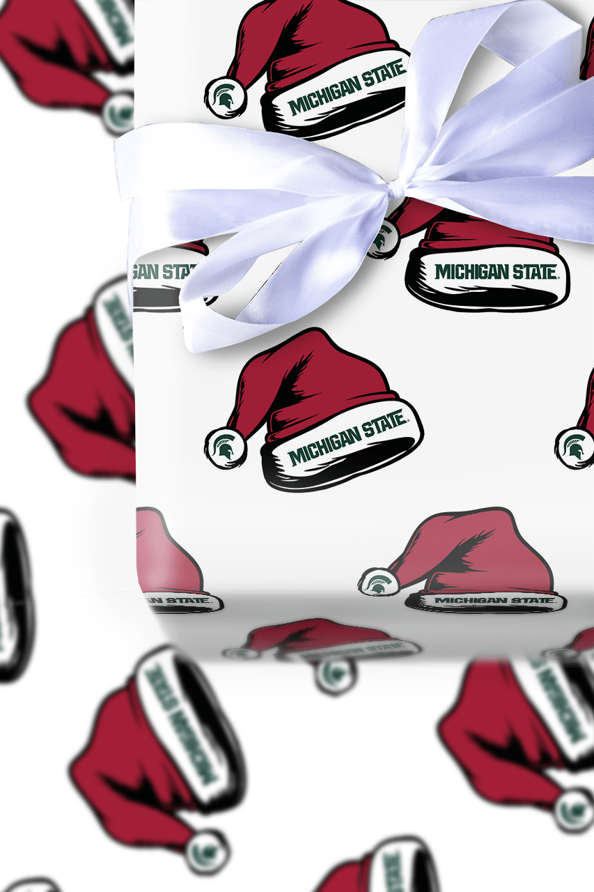 Michigan Jolly Hat - Wrapping Paper - Aspen & Arlo