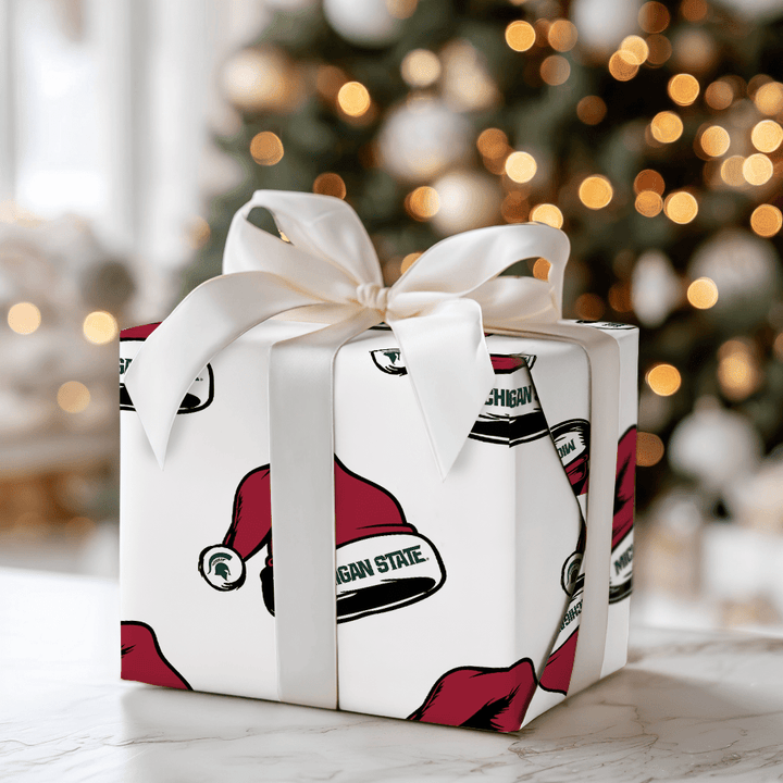 Michigan Jolly Hat - Wrapping Paper - Aspen & Arlo