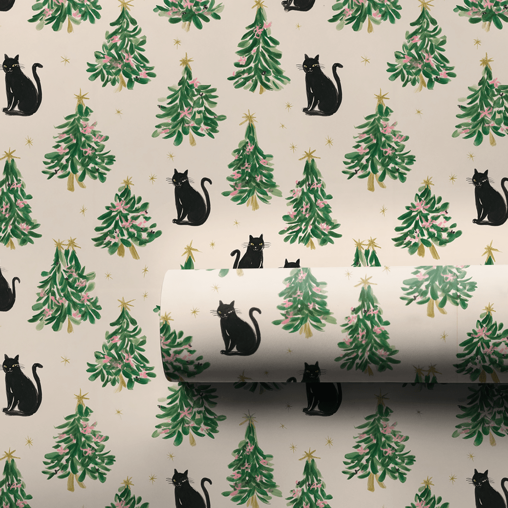 Fur Night - Wrapping Paper - Aspen & Arlo
