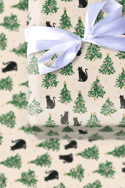 Fur Night - Wrapping Paper - Aspen & Arlo