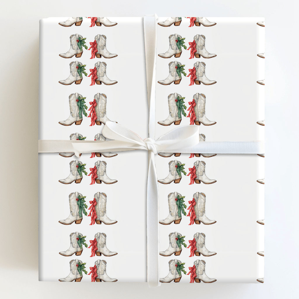 Boot Scootin Noel - Wrapping Paper - Aspen & Arlo