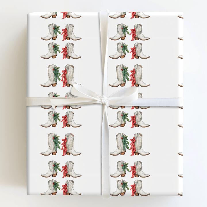 Boot Scootin Noel - Wrapping Paper - Aspen & Arlo