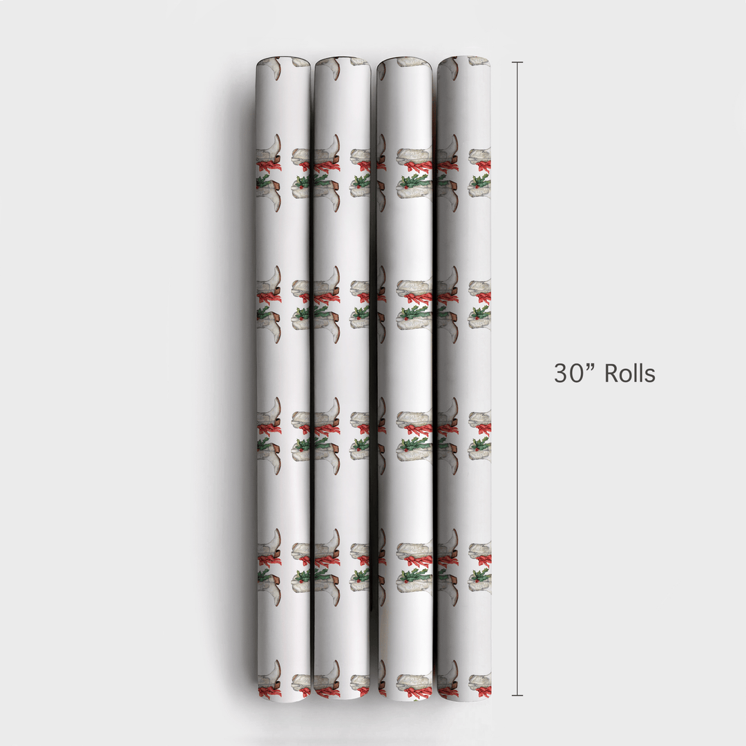 Boot Scootin Noel - Wrapping Paper - Aspen & Arlo